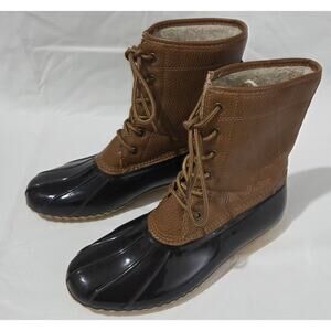 JBU Womens MAPLEWOOD Waterproof Tan Duck Boots Size 9.5M